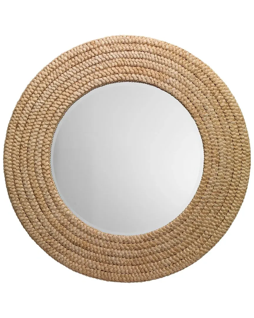 Meadow Round Mirror - Cream, Seagrass image