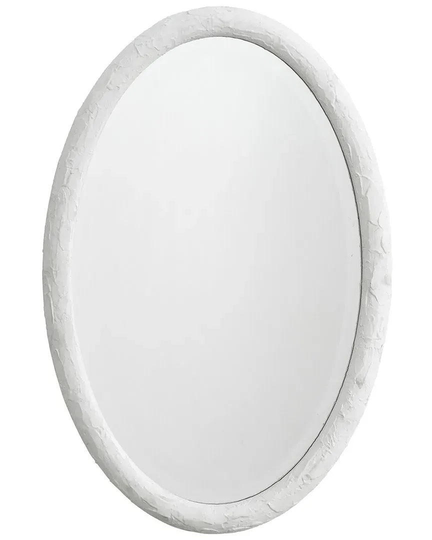 Ovation Oval Mirror - White, Resin image