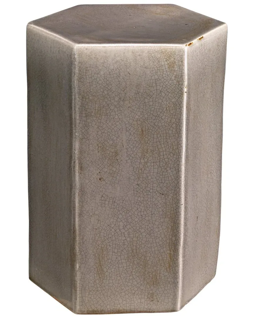 Porto Side Table - Grey, Ceramic