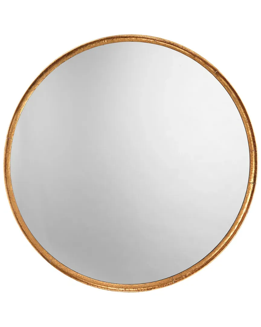 Refined Round Mirror - Gold Leaf, Iron image