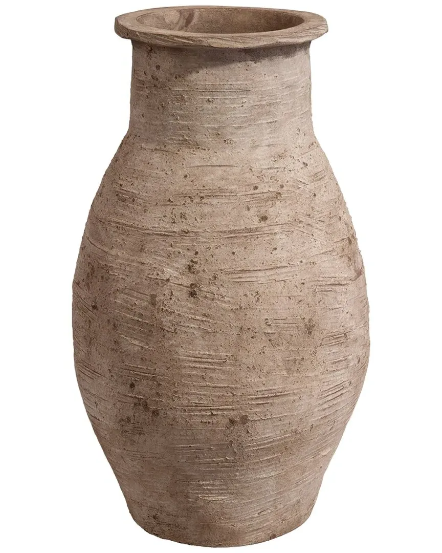 Root Ceramic Decorative Vase - Hazelnut