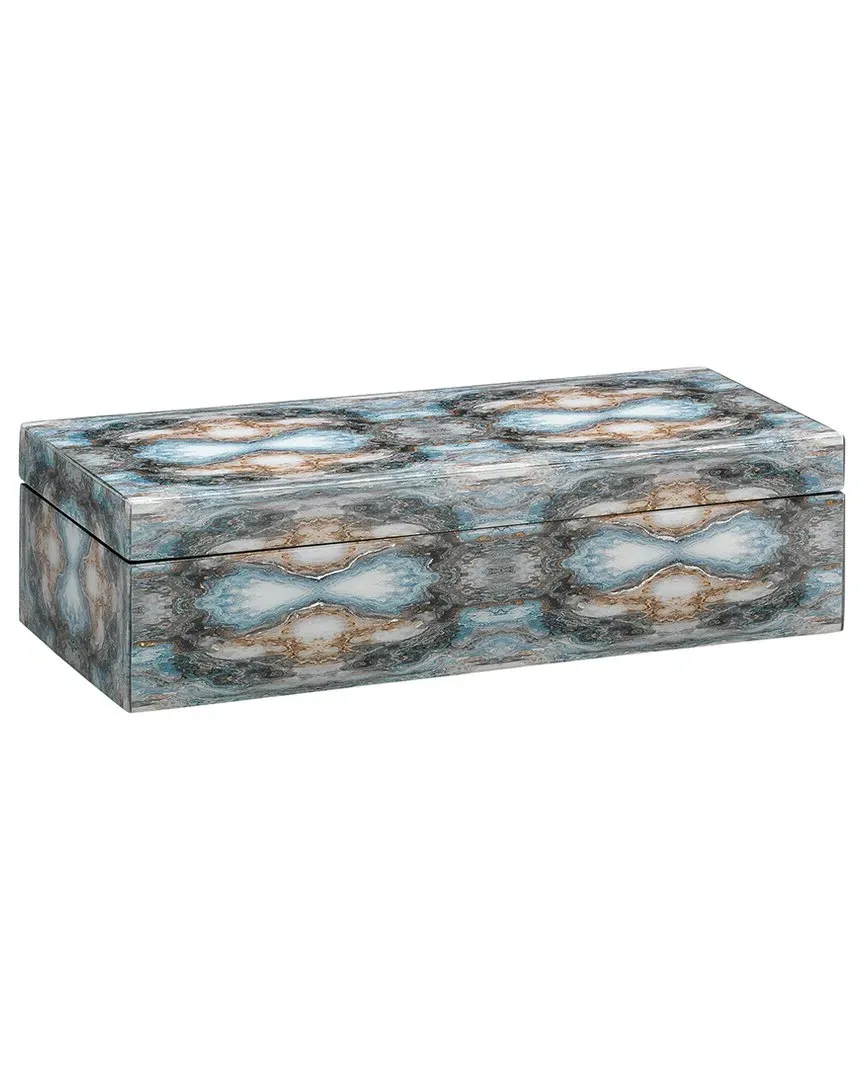 Rorschach Long Storage Box - Blue, Lacquer image