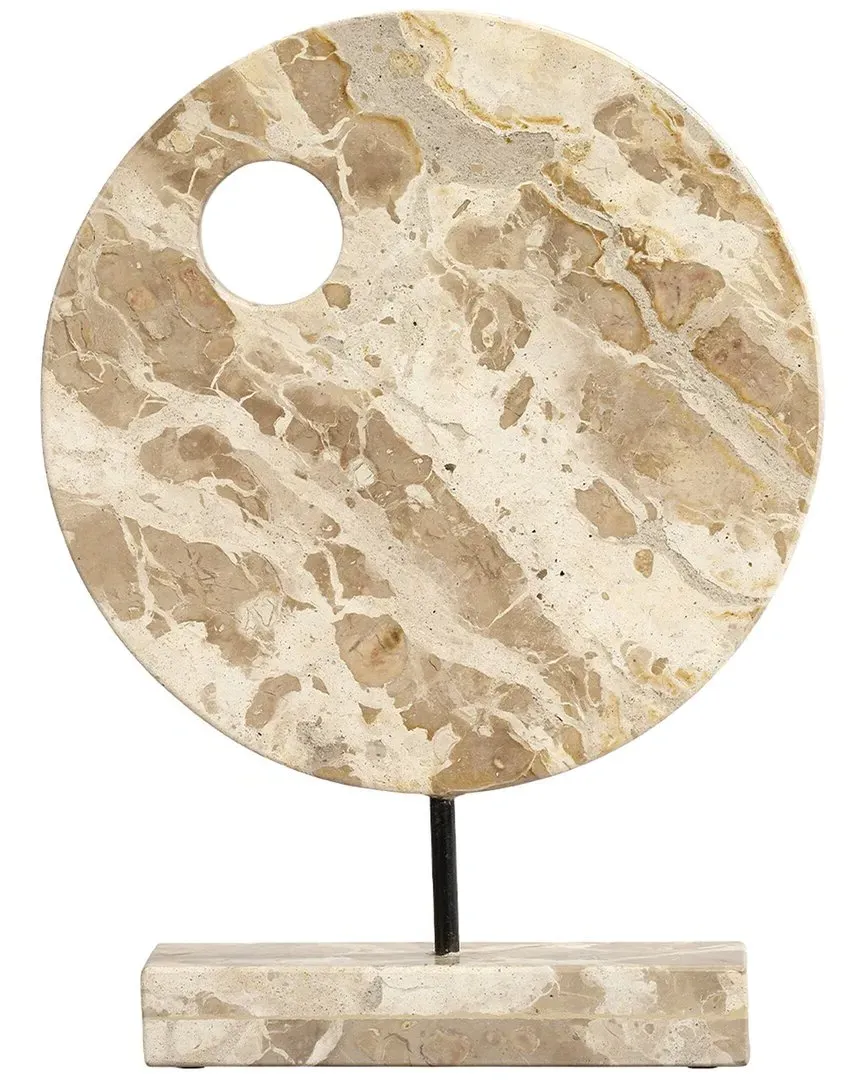 Satellite Decorative Stand - Cream, Marble