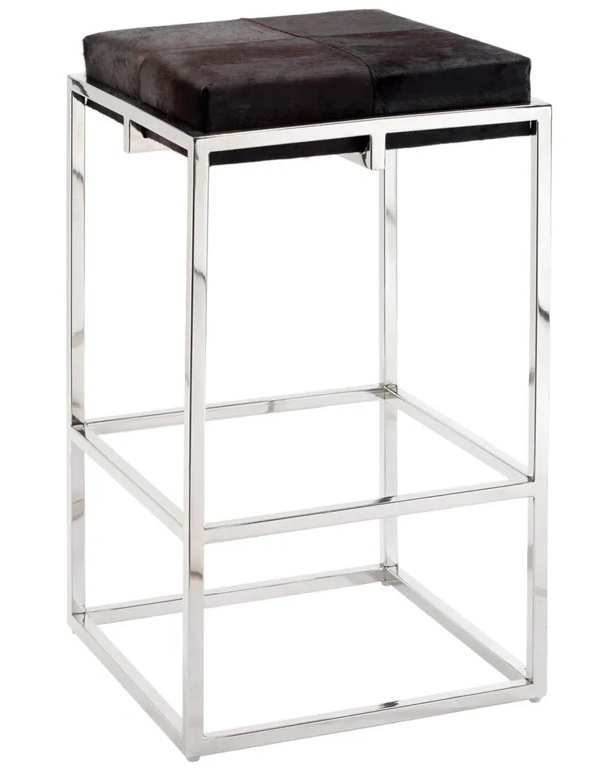 Shelby Bar Stool - Espresso, Hide image