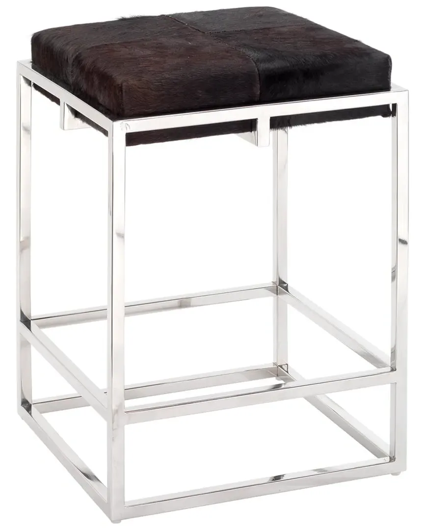 Shelby Counter Stool - Espresso, Hide image