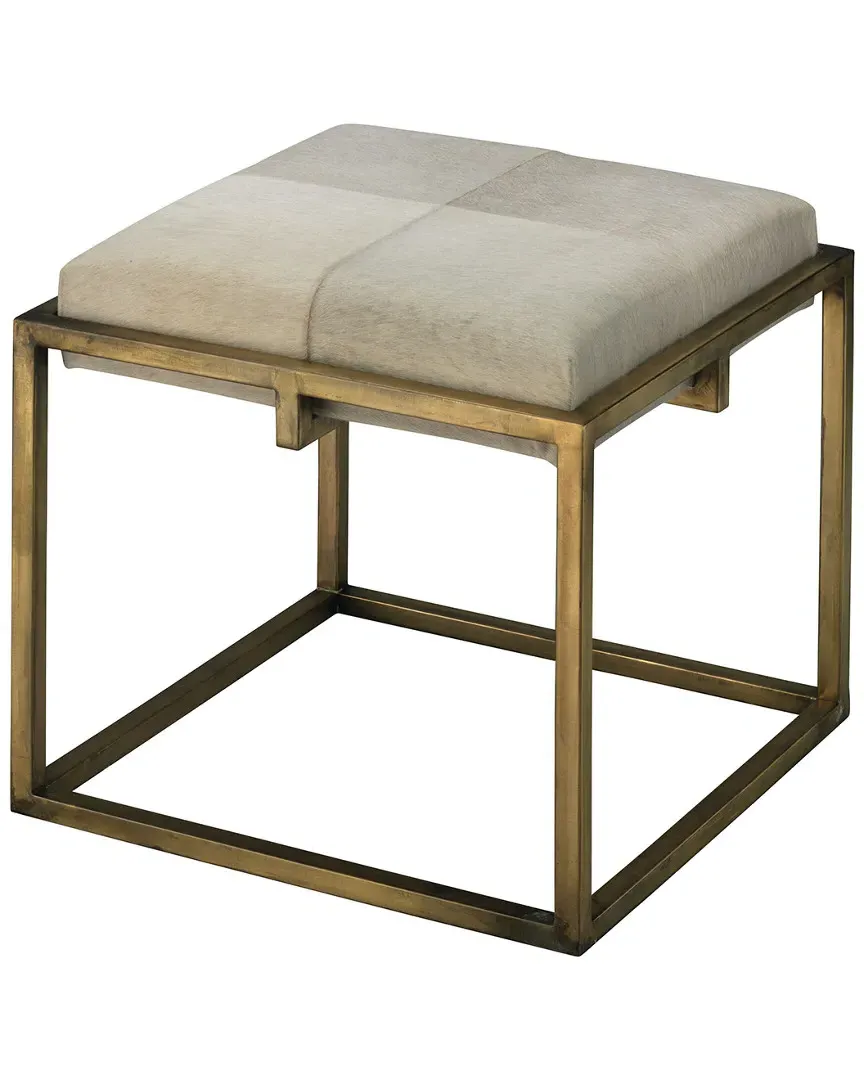 Shelby Stool - White Hide image