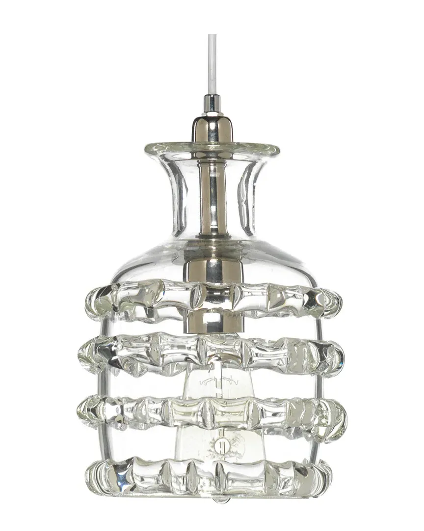 Small Ribbon Pendant Light - Clear Glass image