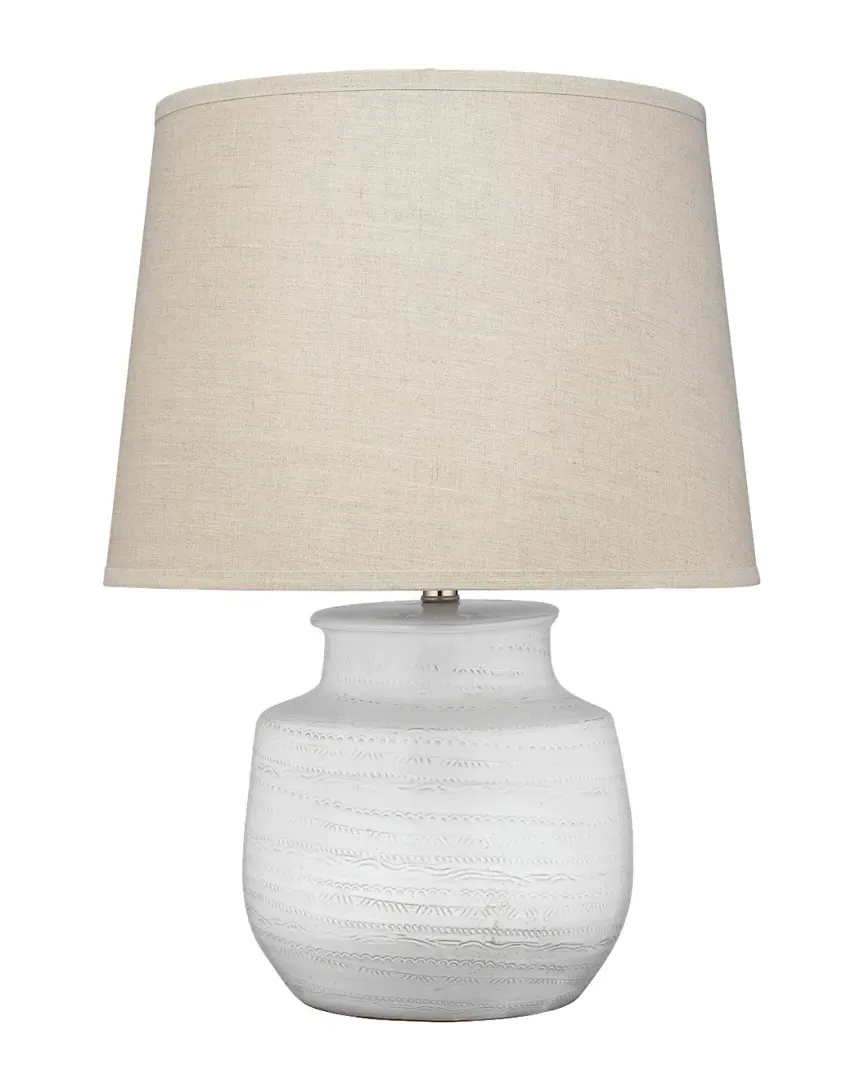 Small Trace Table Lamp - White, Ceramic image