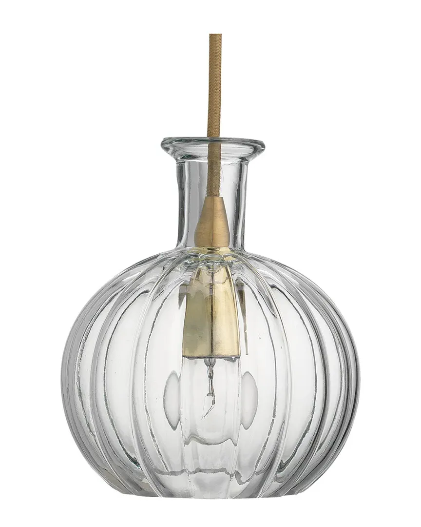 Sophia Carafe Pendant Light - Clear, Brass image