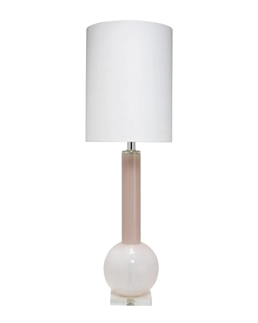 Studio Table Lamp - Petal Pink, Glass