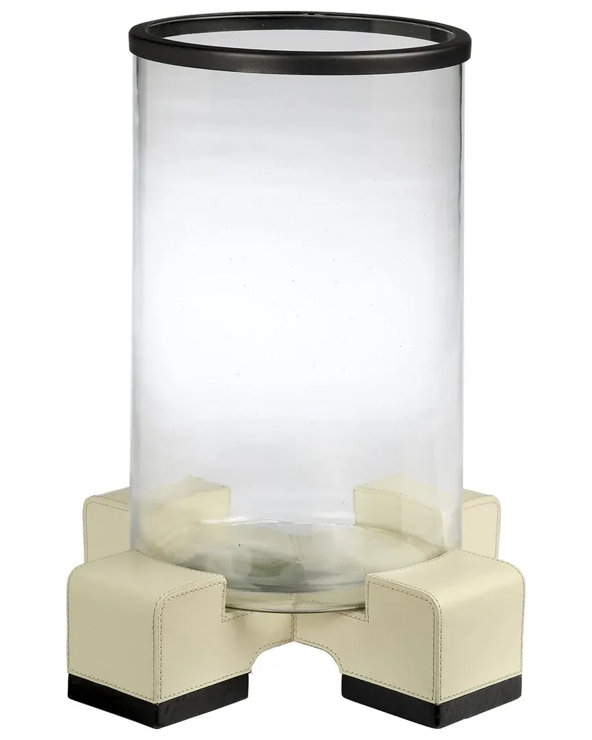 Vector Hurricane Candle Holder - Black, Leather