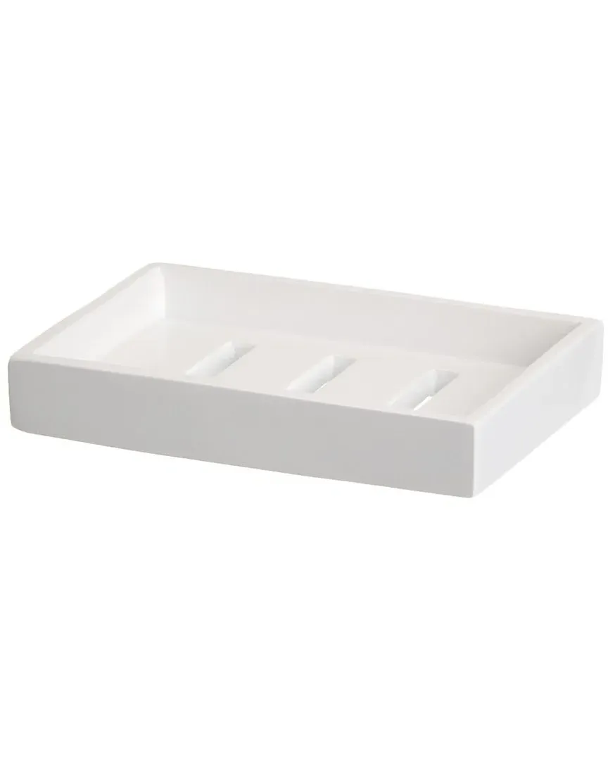 Lacquer Soap Dish - White image