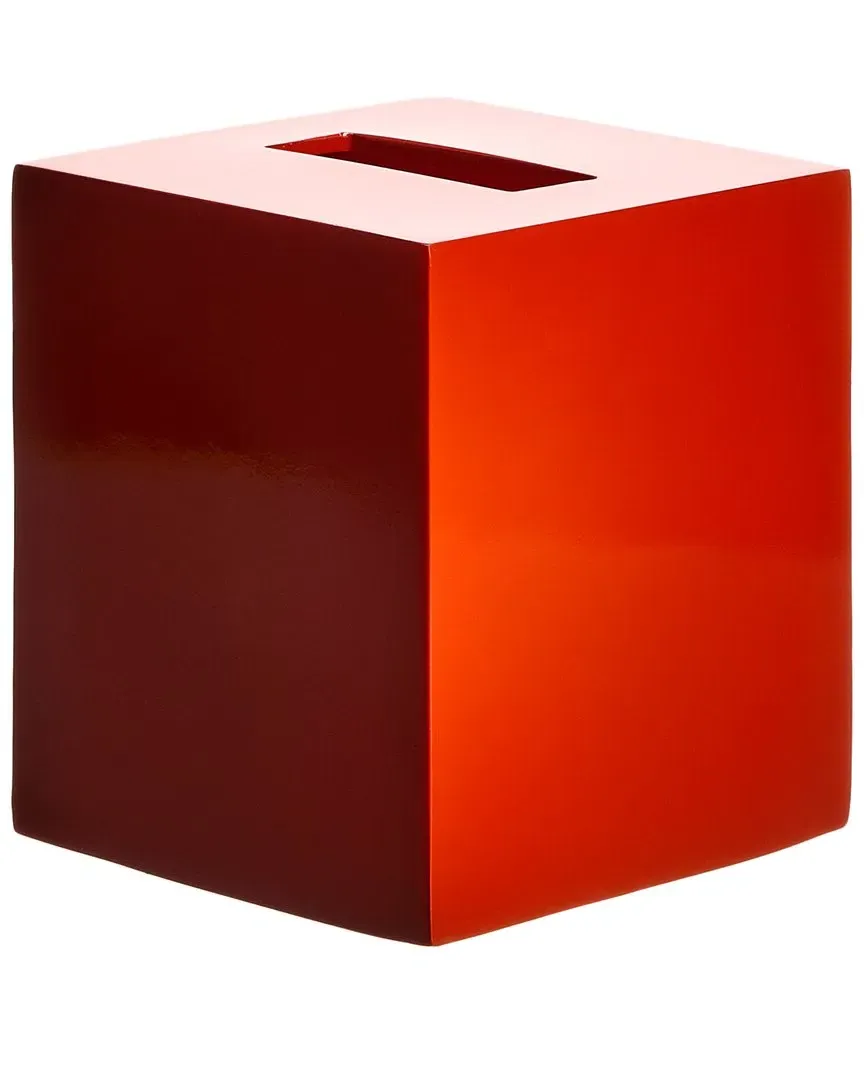 Lacquer Tissue Box - Orange