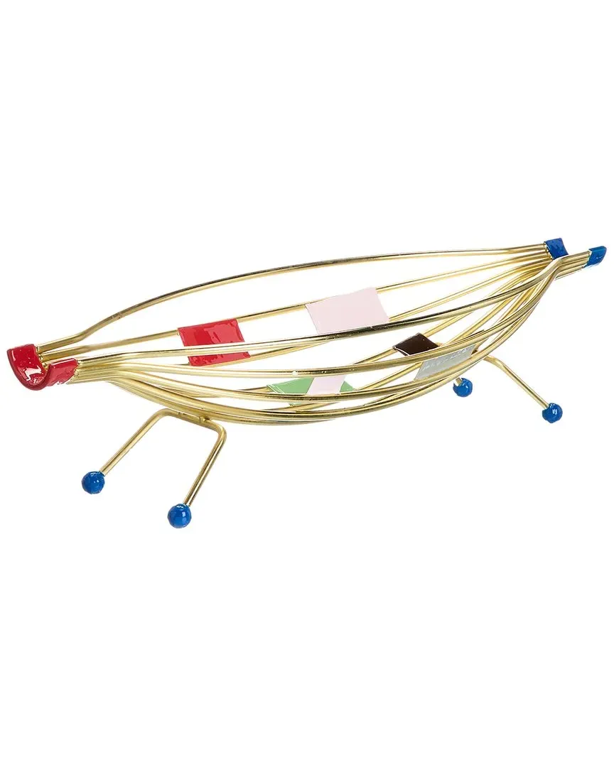 Miami Long Bowl - Multicolor, Brass image