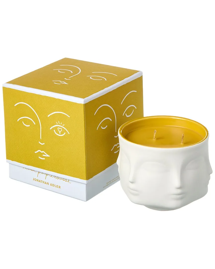 Muse Couleur Pamplemousse Candle - Yellow, Porcelain image