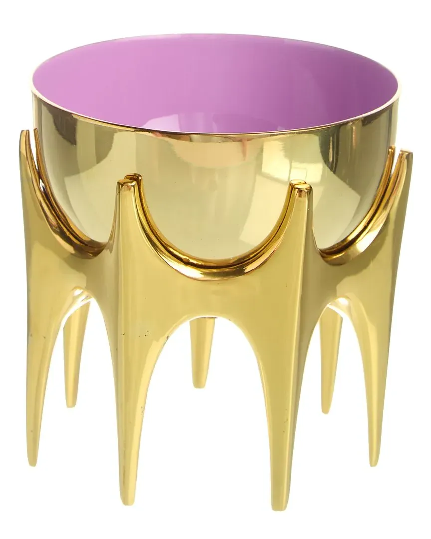 Oscar Bowl - Lavender, Brass