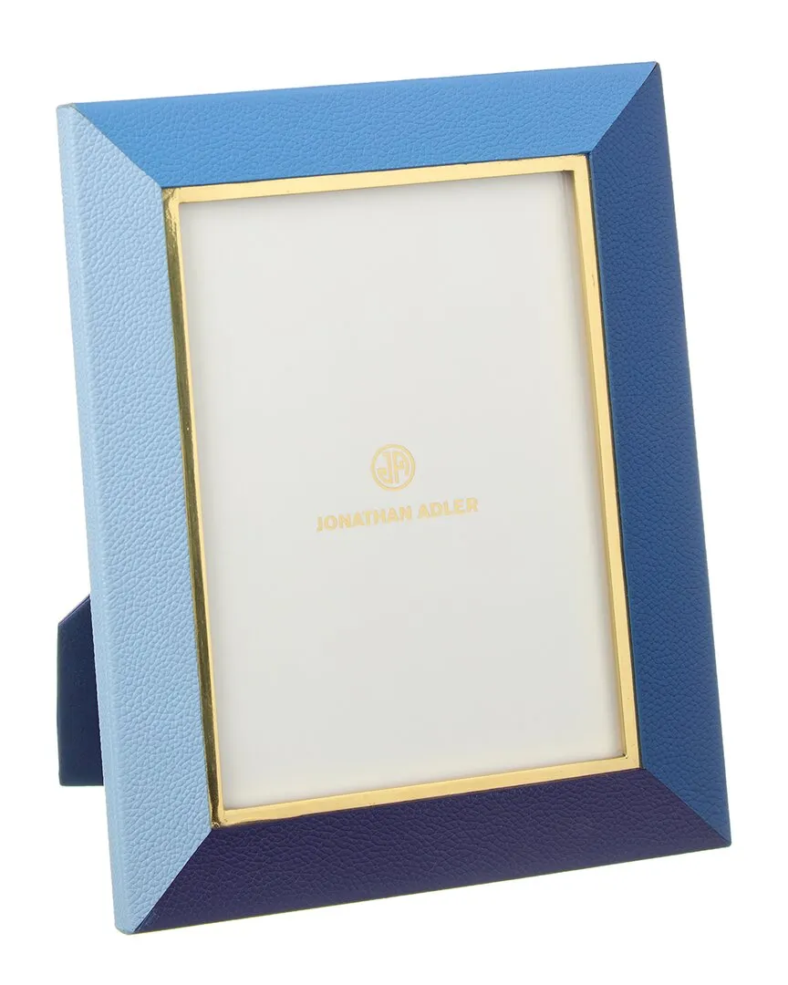 Perimeter 5x7 Picture Frame - Blue, Leather