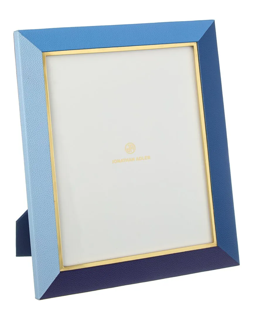 Perimeter 8x10 Picture Frame - Blue, Leather