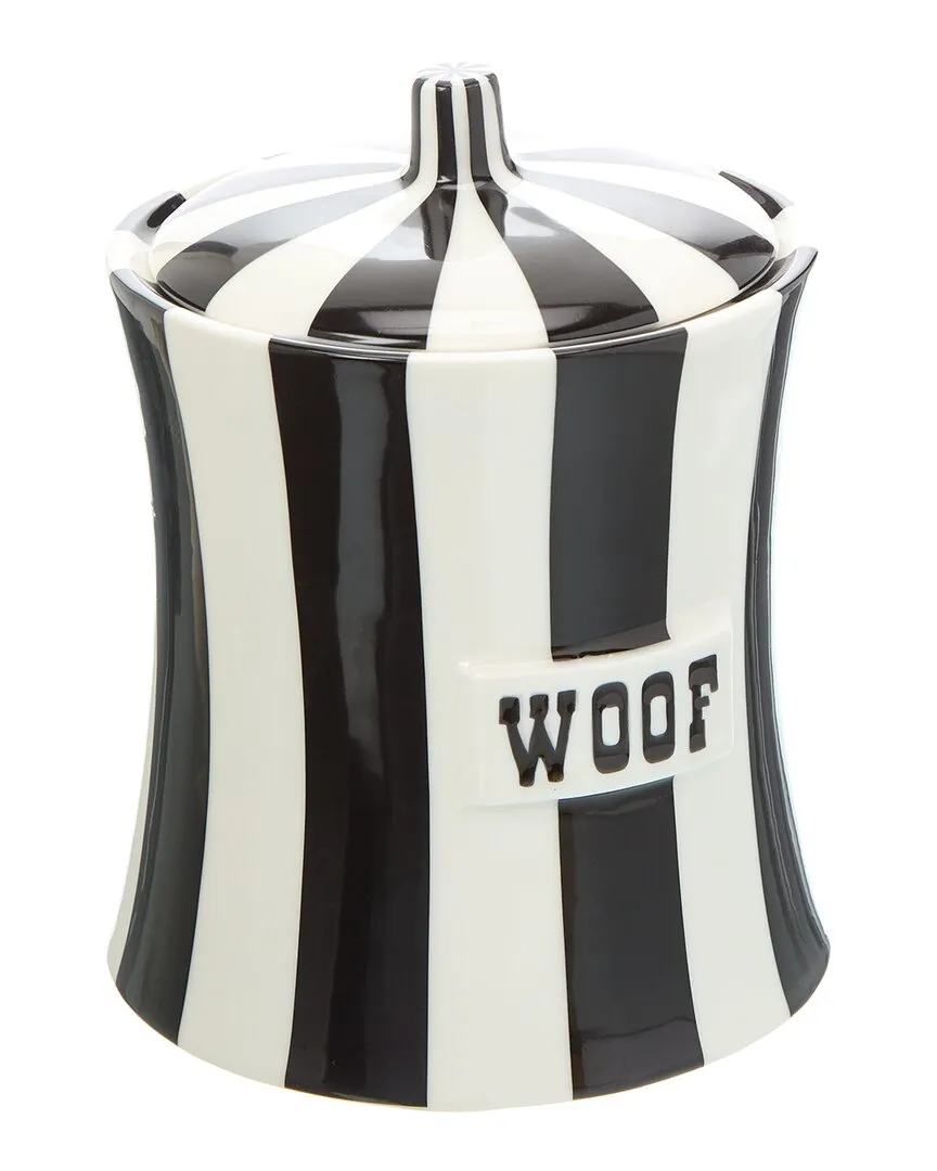Vice Woof Canister - Black, Porcelain image
