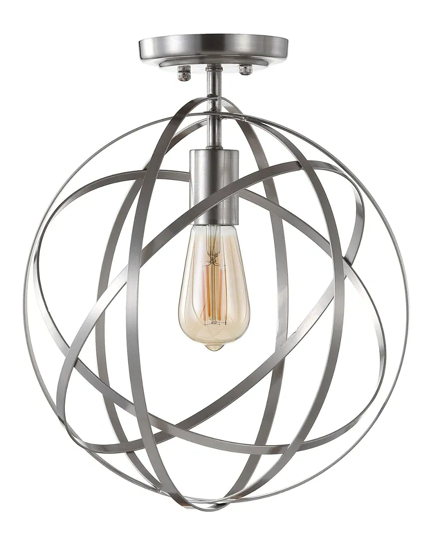 Alma 13in LED Flush Mount Ceiling Light - Nickel image