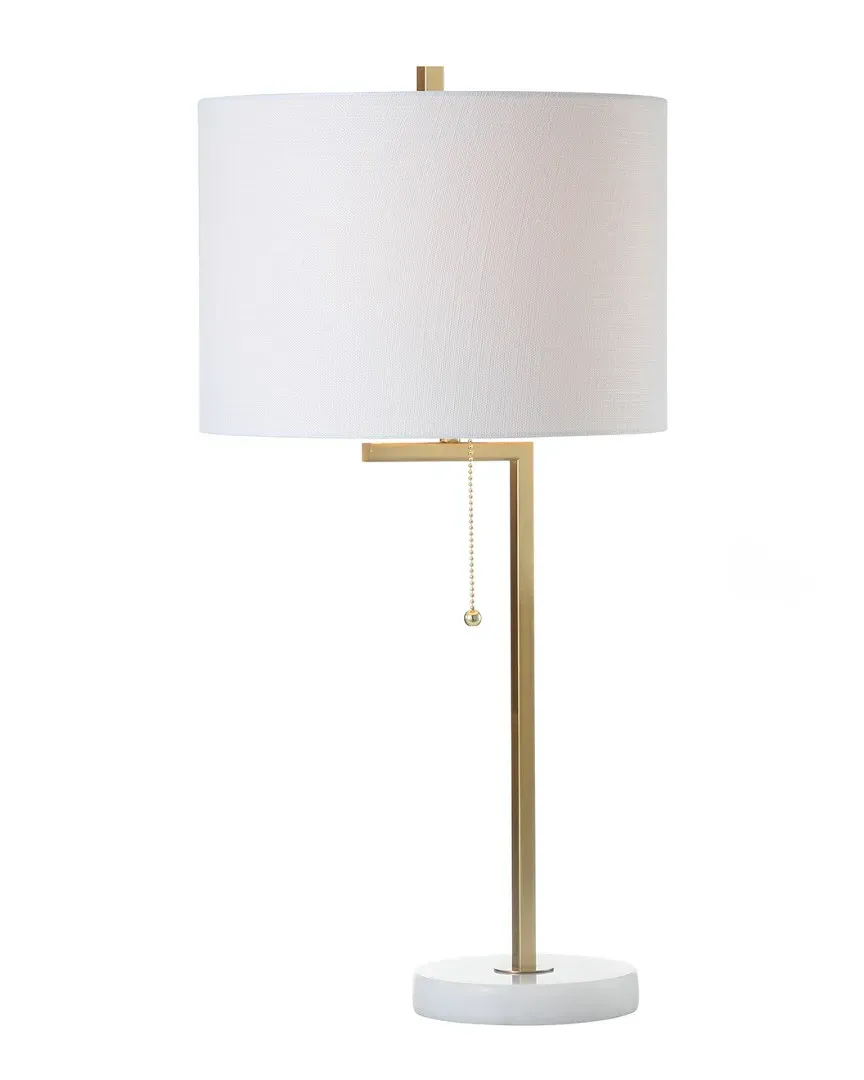 Alyssa 24.5in Table Lamp - Brass Gold, Marble image