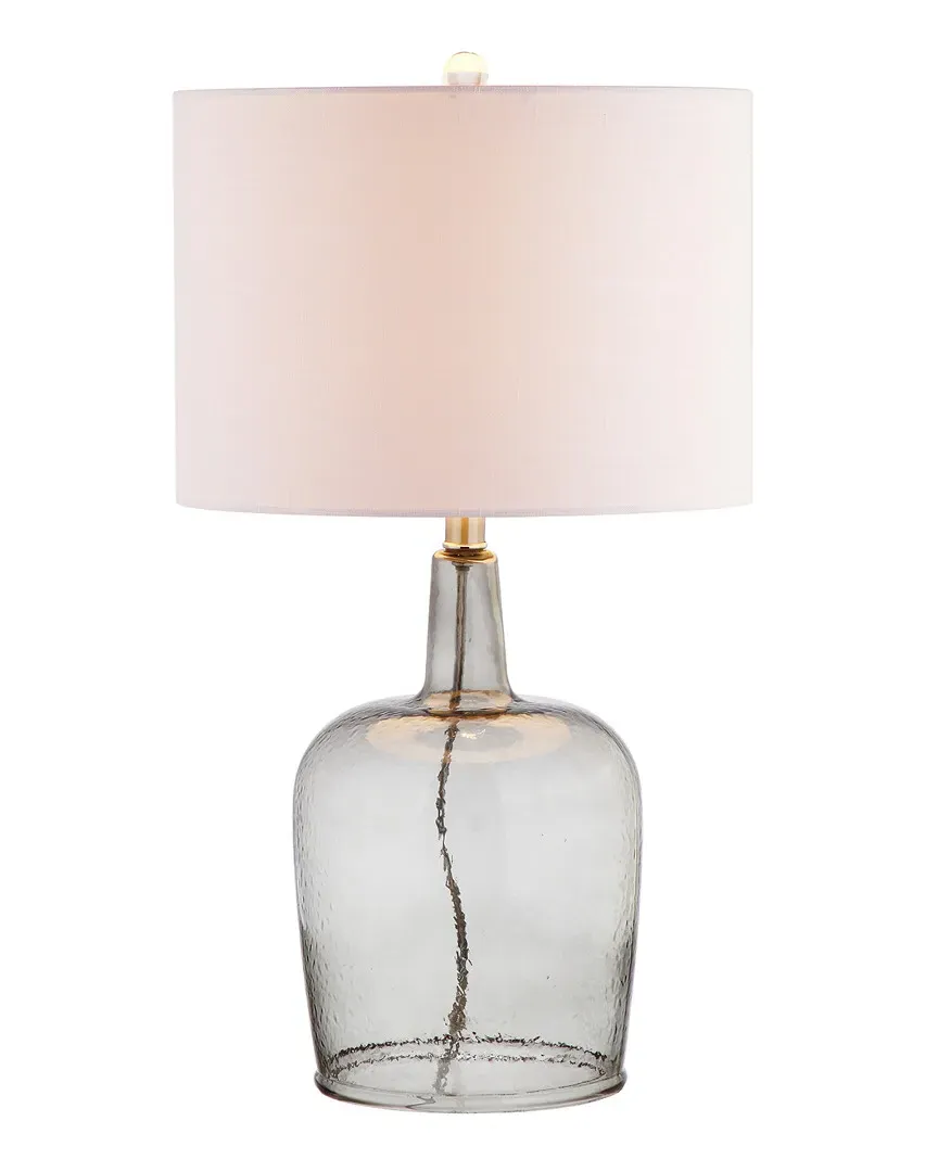 Augustine 26in Glass Table Lamp - Chrome image
