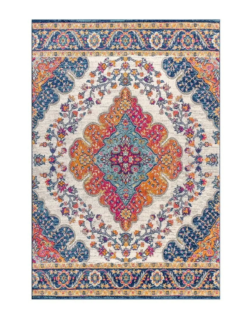 Bohemian Flair Area Rug - Blue, Polypropylene image