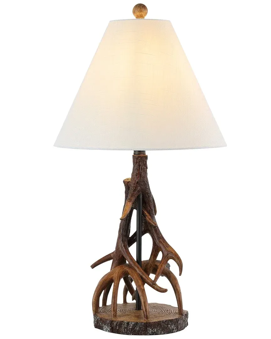Cabell 26in Rustic LED Table Lamp - Brown image