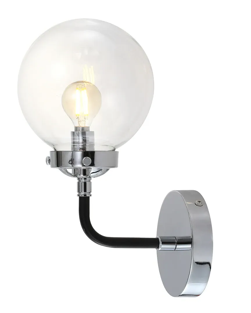 Caleb 1-Light Wall Sconce - Chrome, Glass image