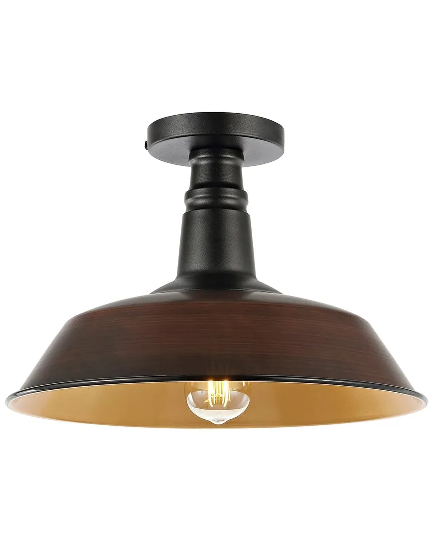 Camila Semi Flush Mount - Bronze, Metal