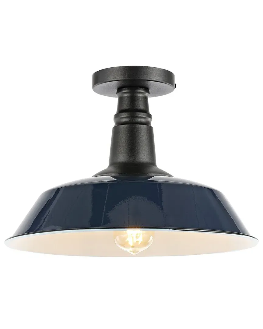 Camila Semi Flush Mount - Navy, Metal