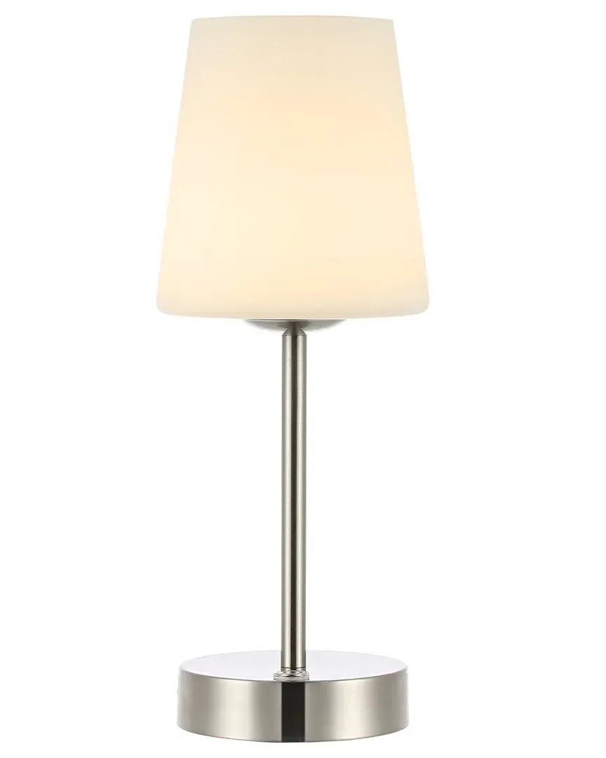 Carson 12In Rechargeable LED Table Lamp - Nickel, Iron image