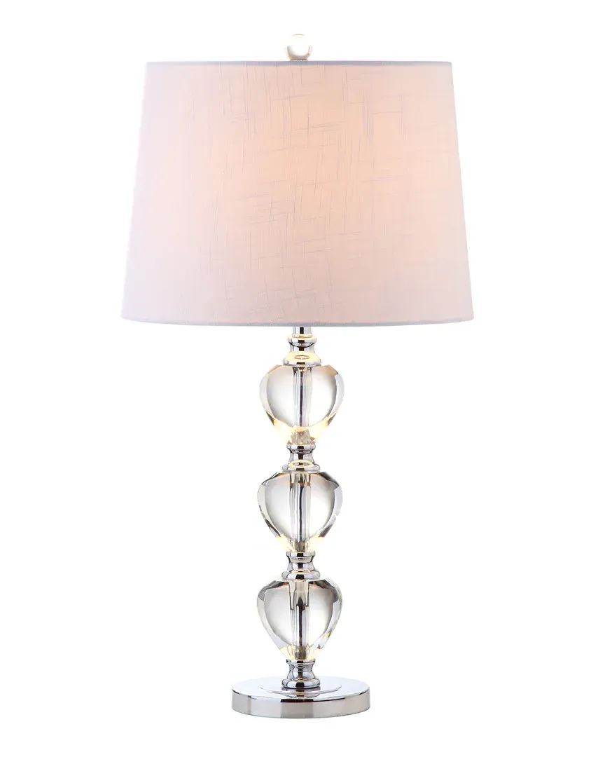 Cole 27in Crystal LED Table Lamp - Clear image