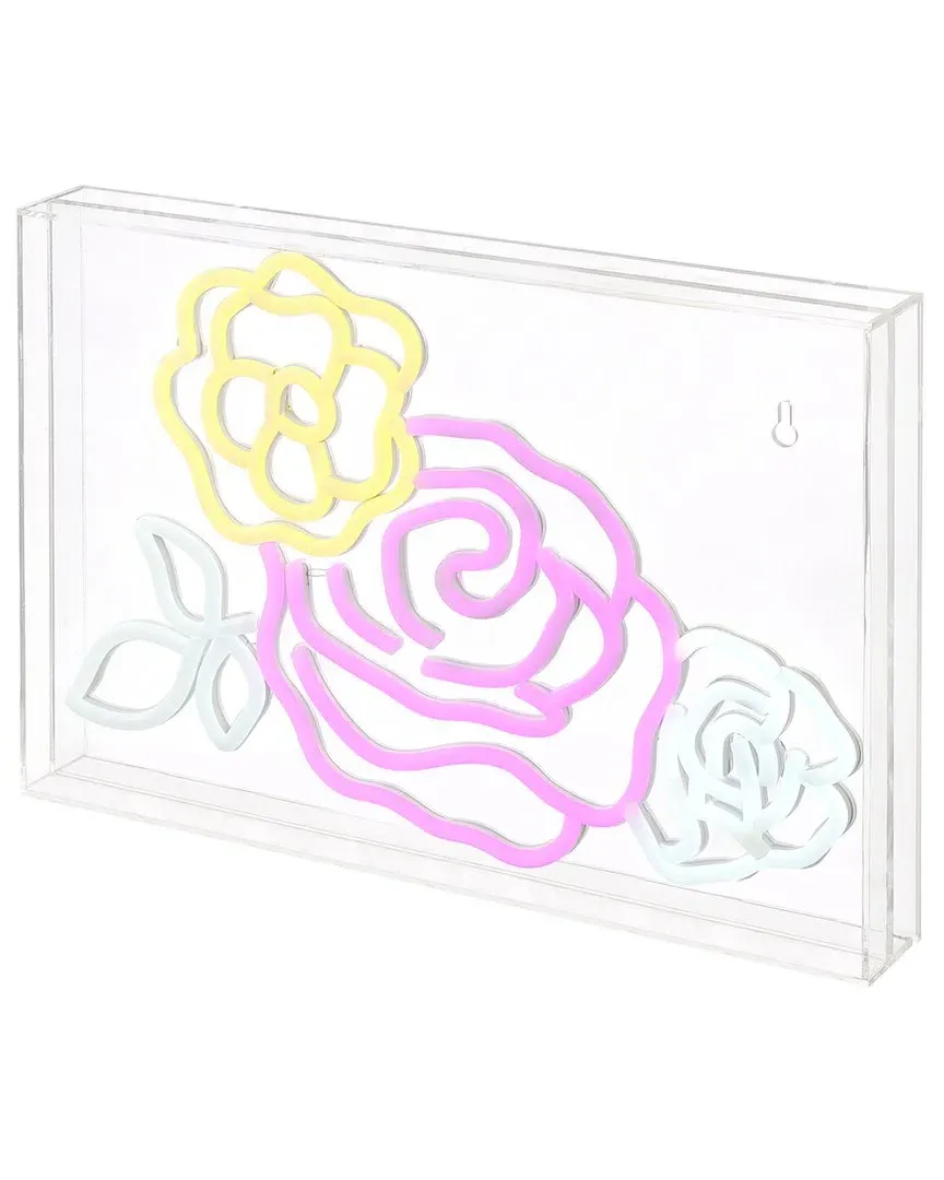 Crowd Of Roses LED Neon Light - Multi-Color, Acrylic