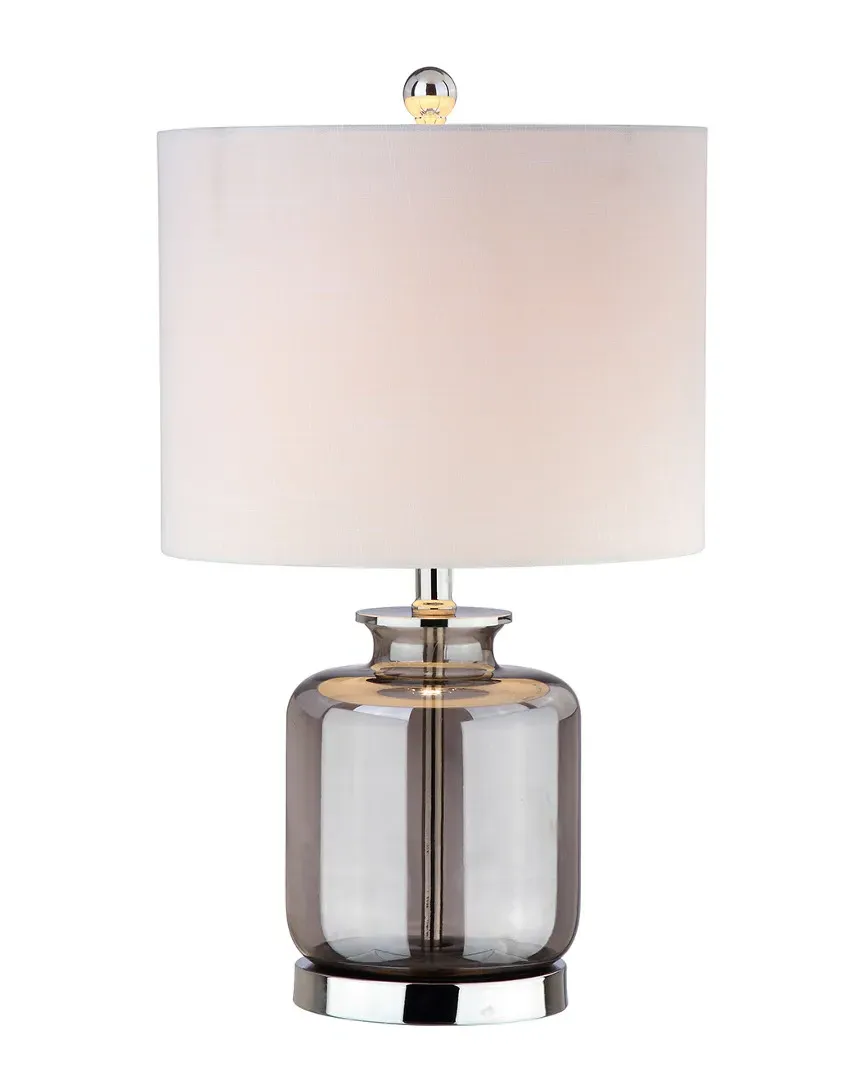 Designs Marsh Glass Table Lamp - Seashell, Chrome