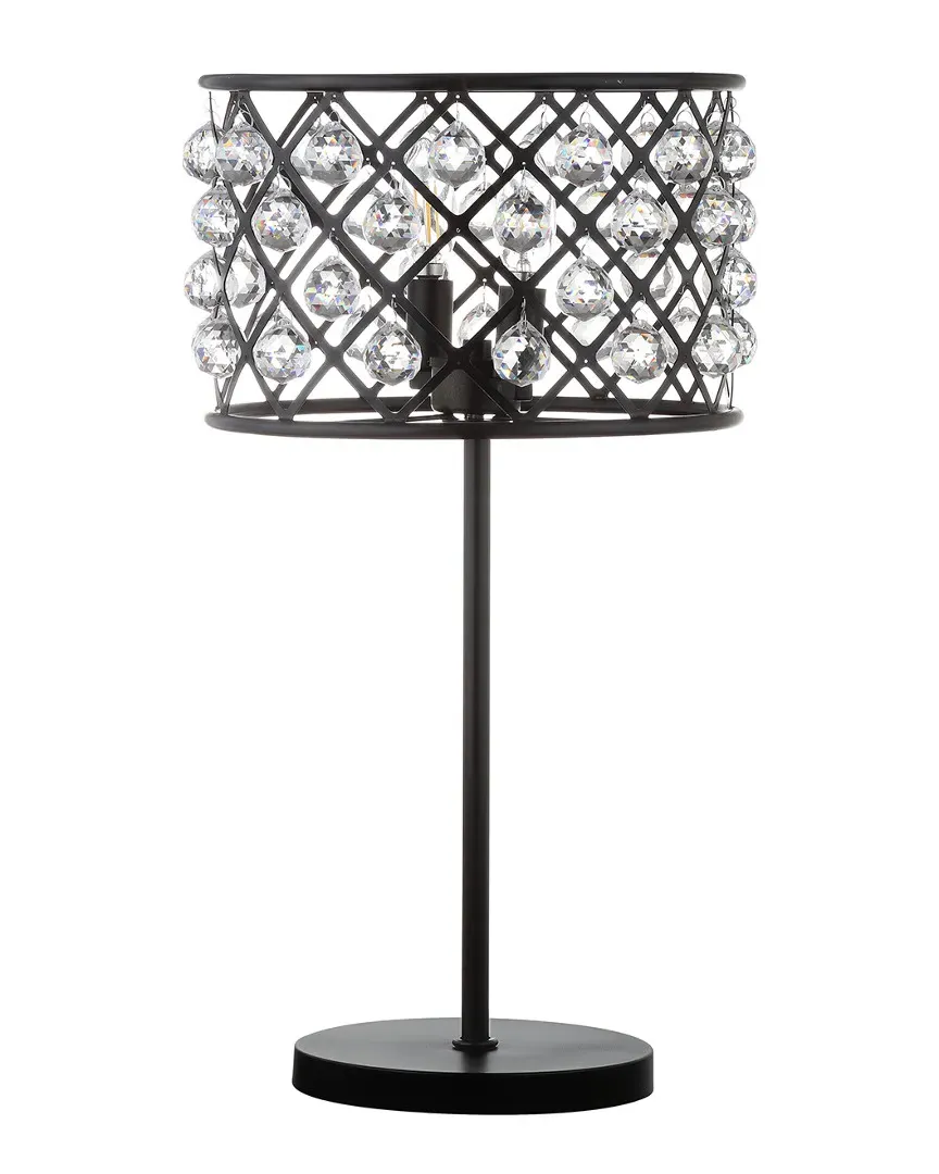 Gabrielle 22.5in Crystal LED Table Lamp - Bronze