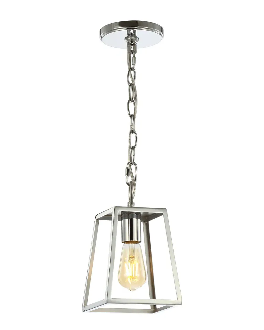 Ira Adjustable Drop Metal LED Pendant - Chrome image