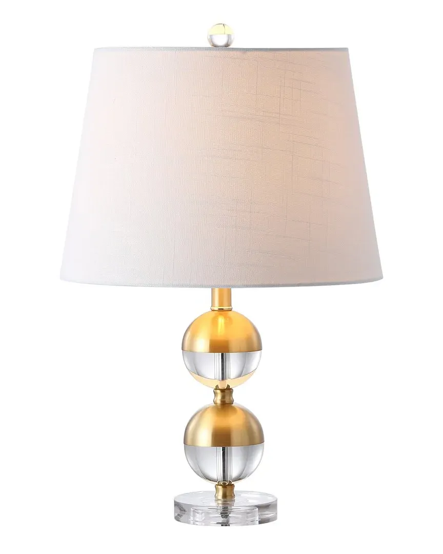 Jules Crystal Mini Table Lamp - Brass Gold