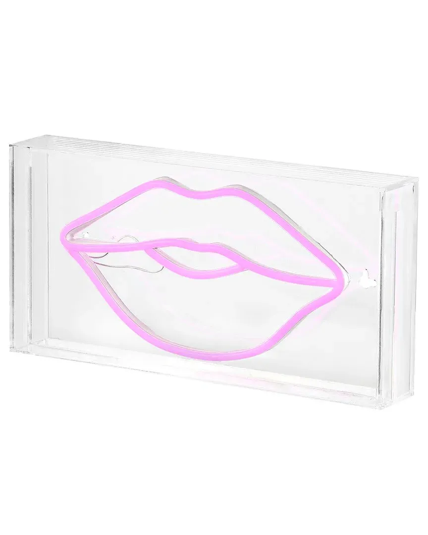 Lips LED Neon Light - Pink, Acrylic image