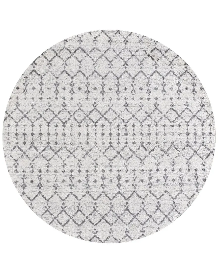 Moroccan Hype Diamond Area Rug - Cream, Polypropylene image