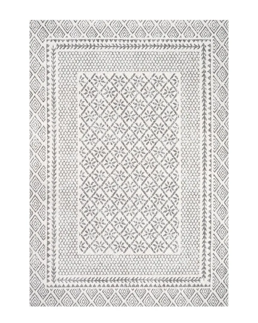 Moroccan Transitional Rug - Grey, Polypropylene image