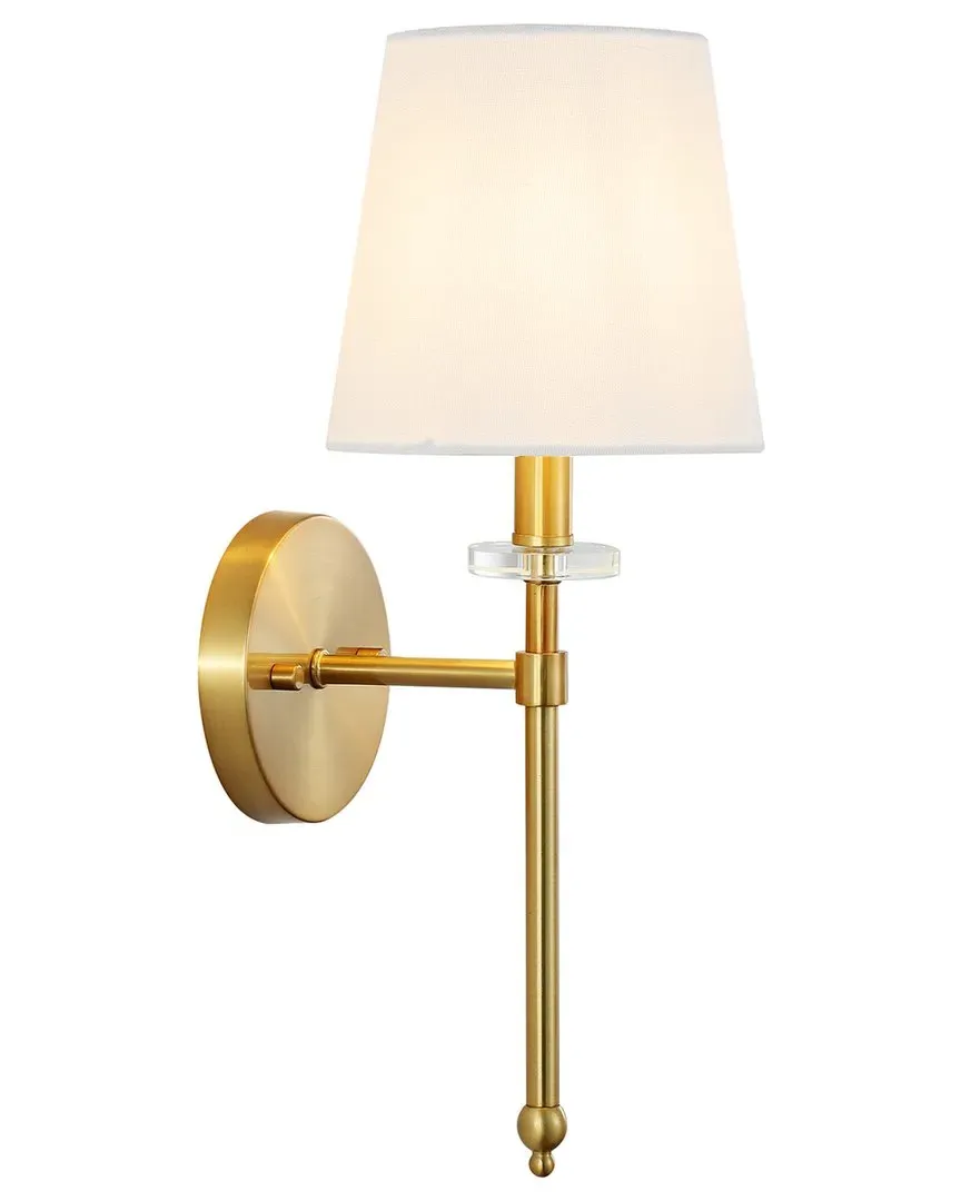 Olivia 6In 1-Light LED Vanity Light - Gold, Iron image
