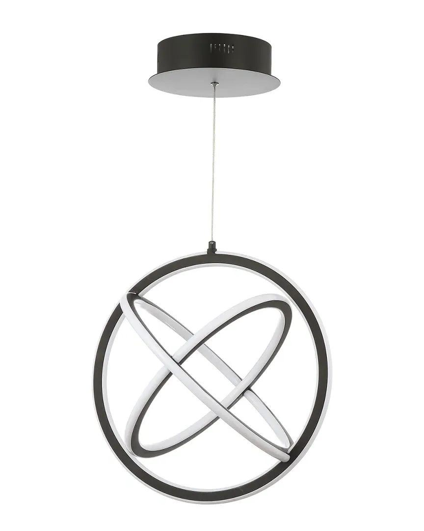 Orbit 16.5in Adjustable Integrated LED Pendant - Black image