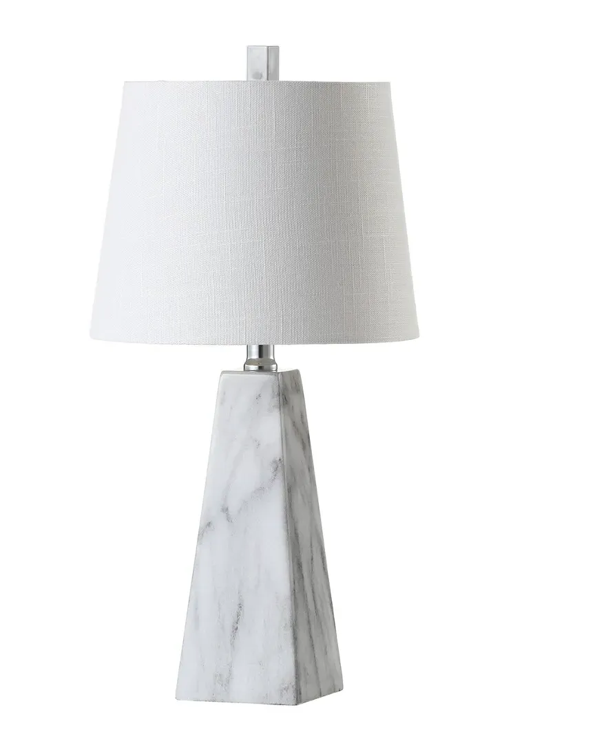 Owen 20.5in LED Table Lamp - White Marble, Resin