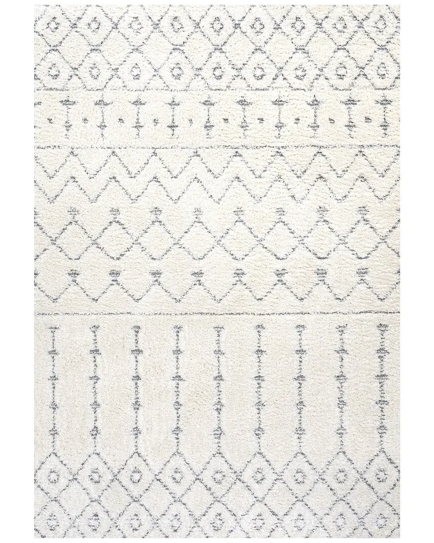 Pia Moroccan Trellis Rug - Cream, Polypropylene image