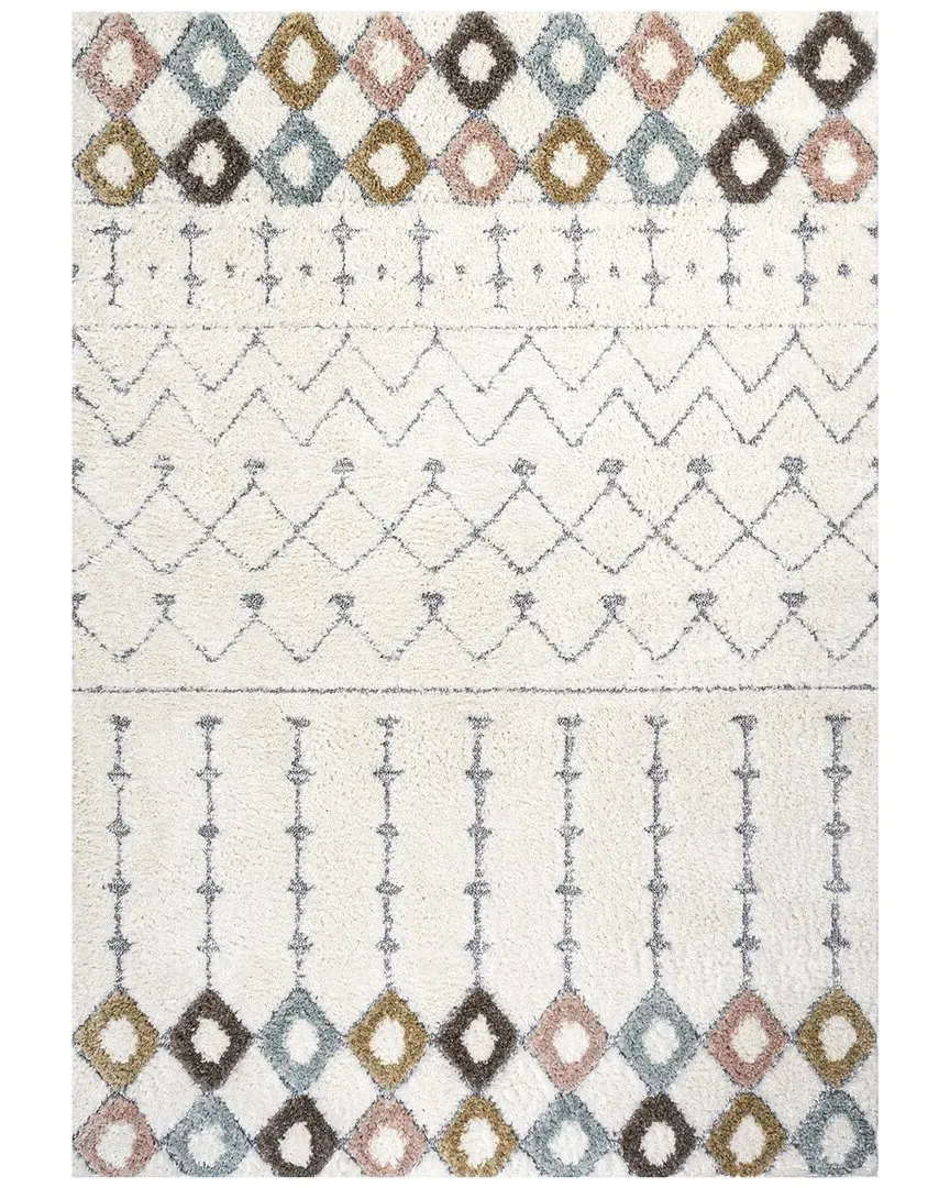 Pia Moroccan Trellis Rug - Multi, Polypropylene