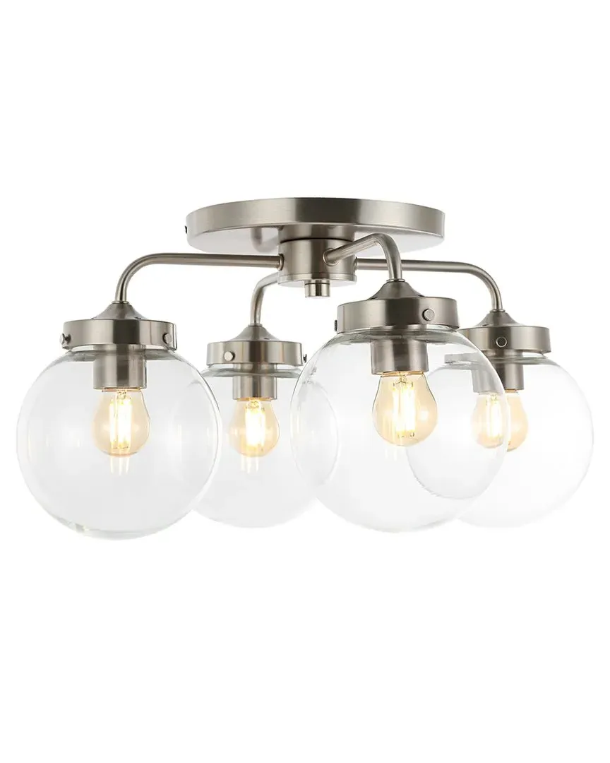 Piper 4-Light Semi Flush Mount - Nickel, Iron image