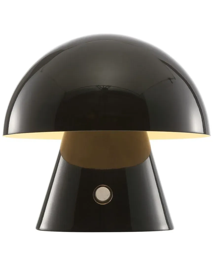 Porcini LED Table Lamp - Black, Metal image