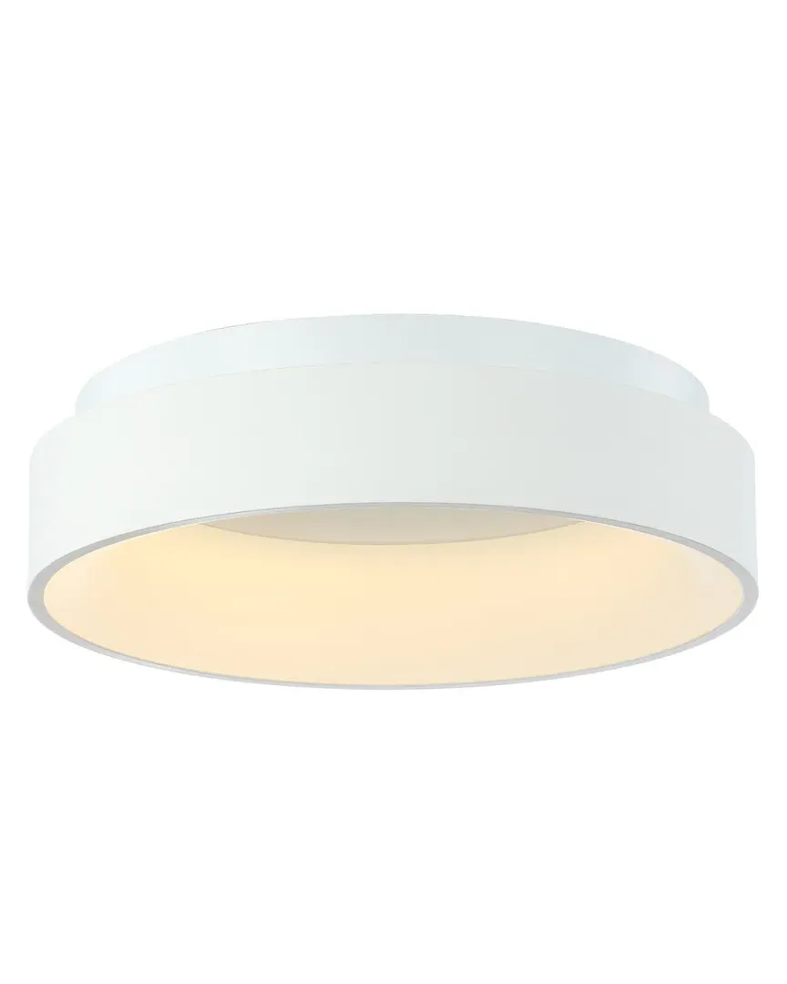 Ring 17.7in Integrated LED Flush Mount Ceiling Light - White