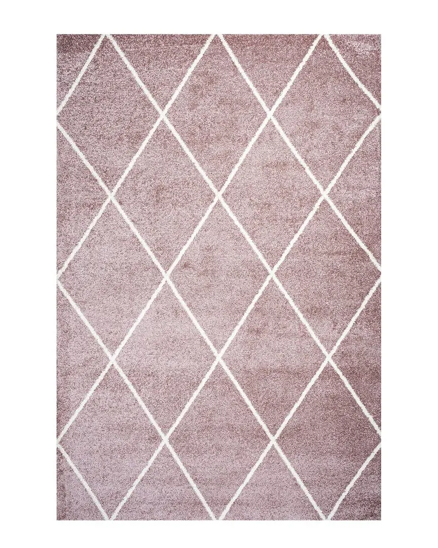 Supersoft Cole Rug - Rose, Polypropylene